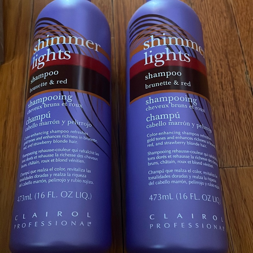COPY - Shimmer lights shampoo for brunette & red hair.